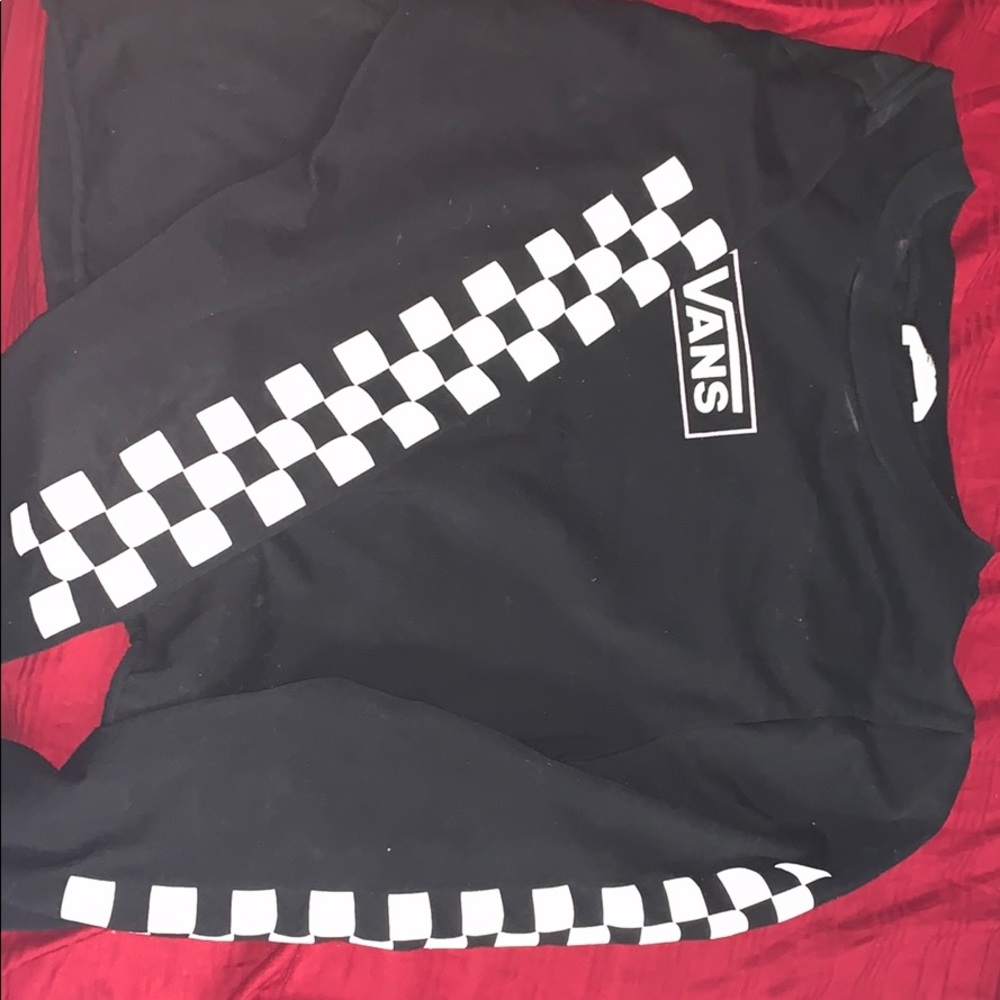 black long sleeve vans